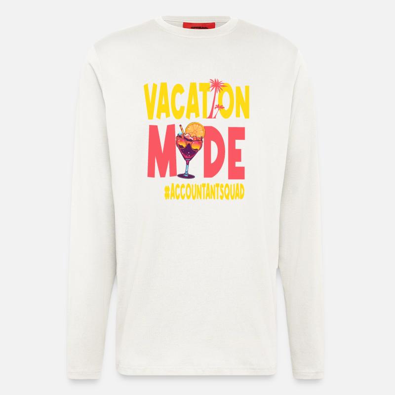 Comptable Vacances Vacy Mode Comptable - Manches longues bio décontracté fabriqué en UE - OFF WHITE