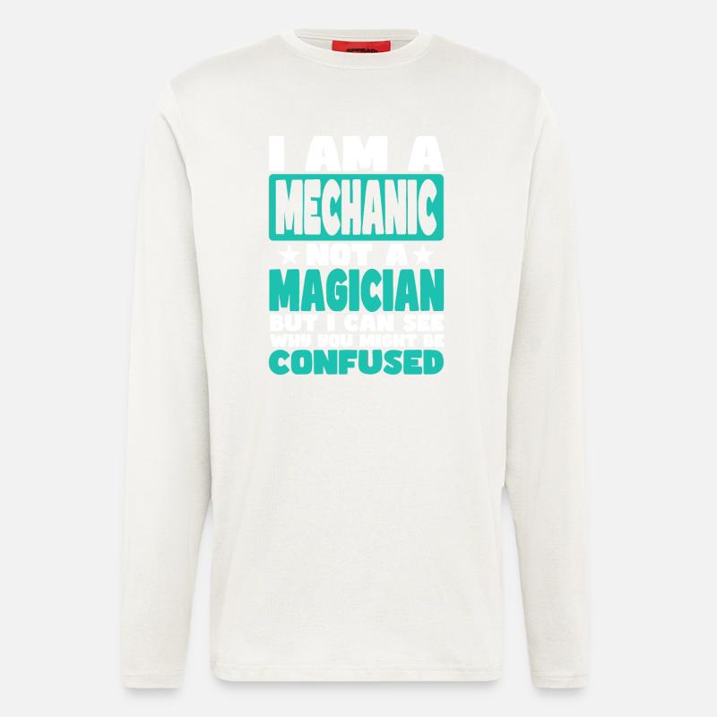Mechaniker - Langarmshirt - made by SPREAD  - OFF WHITE