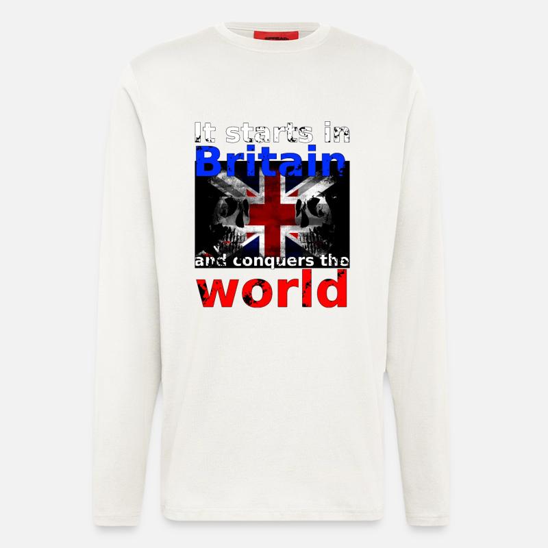 Britain - Longsleeve - made by SPREAD  - OFF WHITE