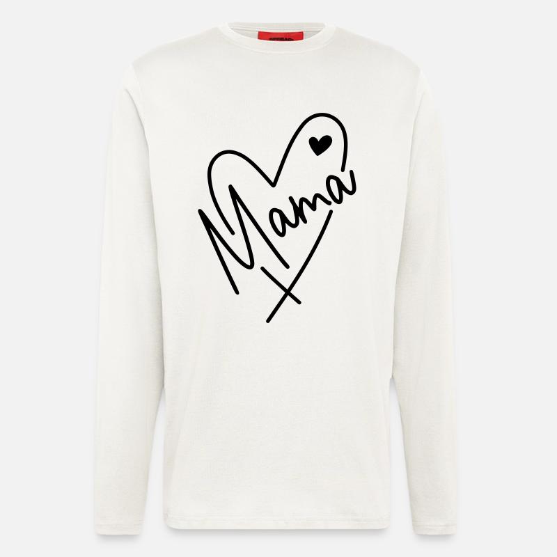 Mama Herz  - Langarmshirt - made by SPREAD  - OFF WHITE
