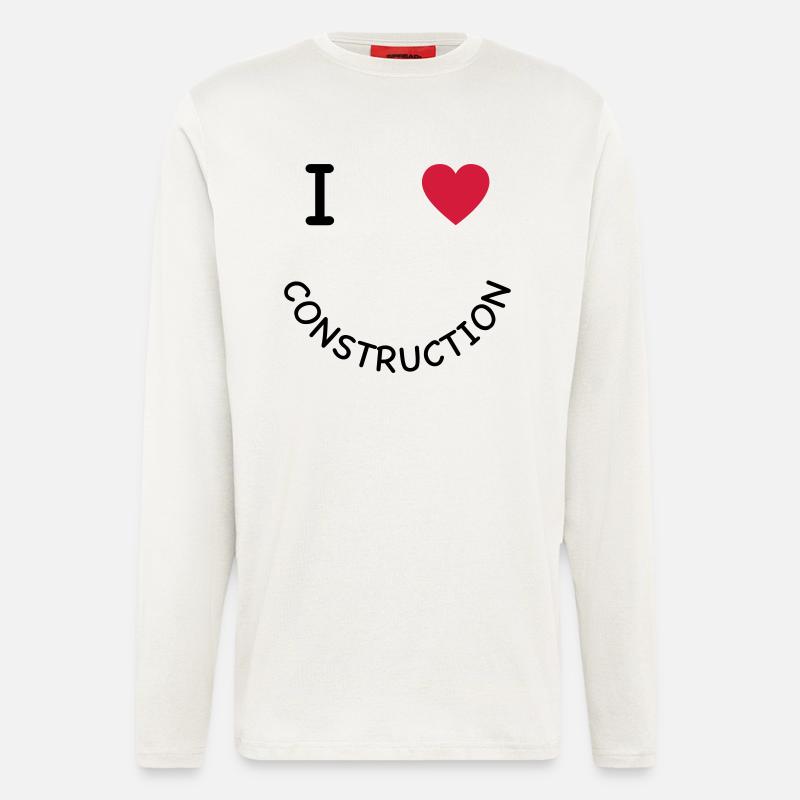 Building site - Longsleeve - made by SPREAD  - OFF WHITE