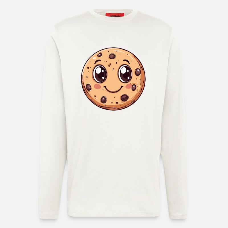 Keks mit Kulleraugen - Langarmshirt - made by SPREAD  - OFF WHITE