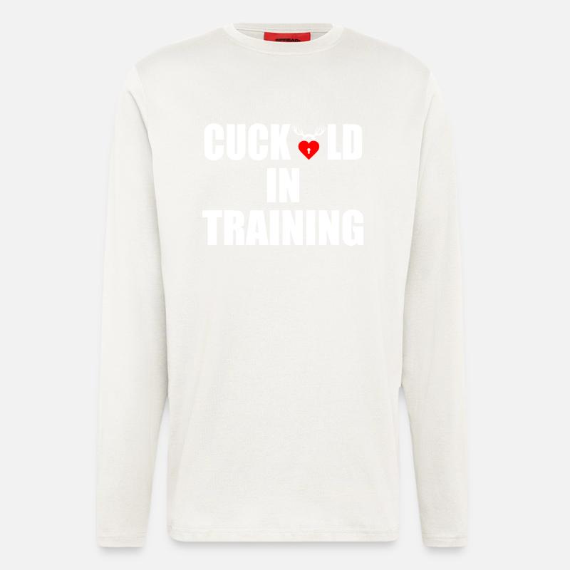 cuckold in training - Longsleeve - made by SPREAD - OFF WHITE