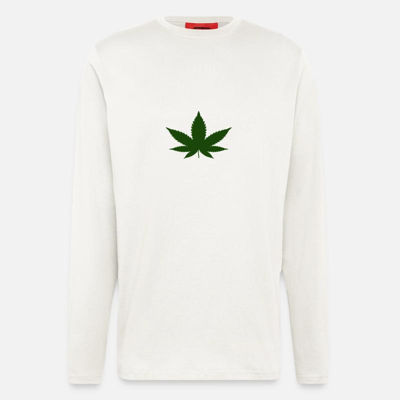 Marihuana - Langarmshirt - made by SPREAD  - OFF WHITE
