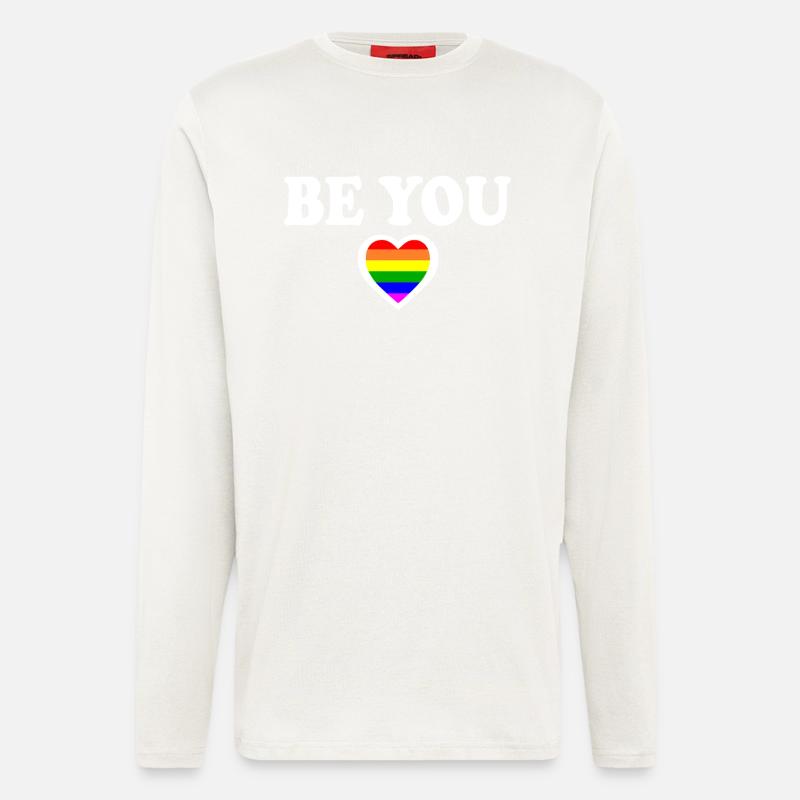 Be you - Langarmshirt - made by SPREAD  - OFF WHITE