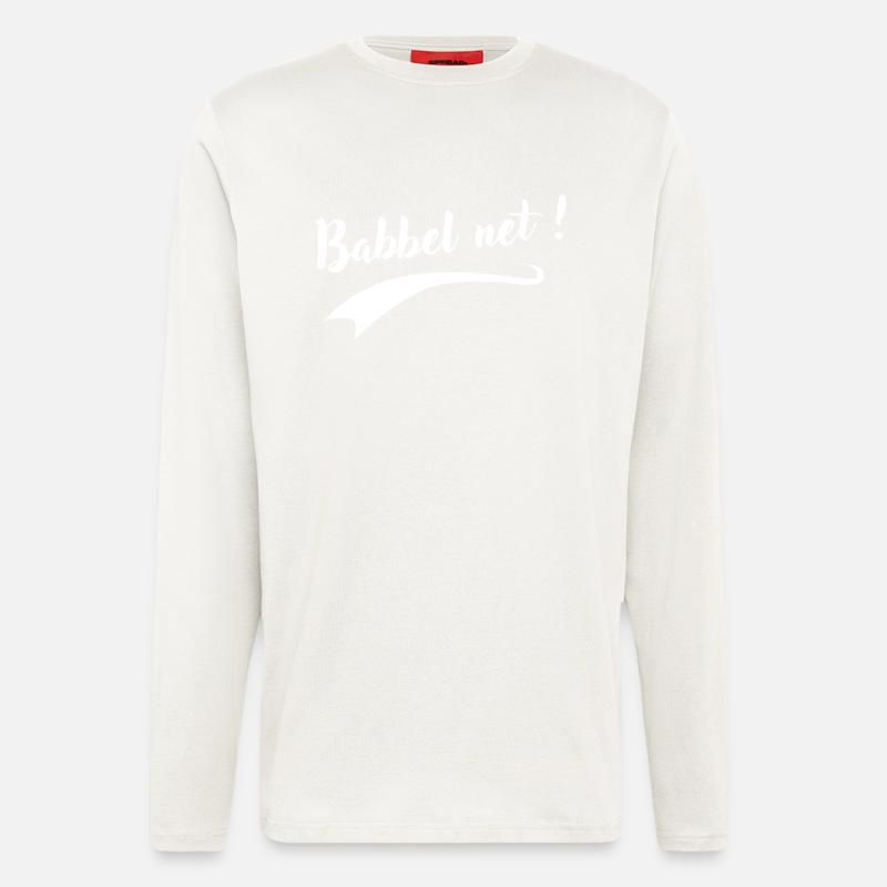 Babbel net - Langarmshirt - made by SPREAD - OFF WHITE