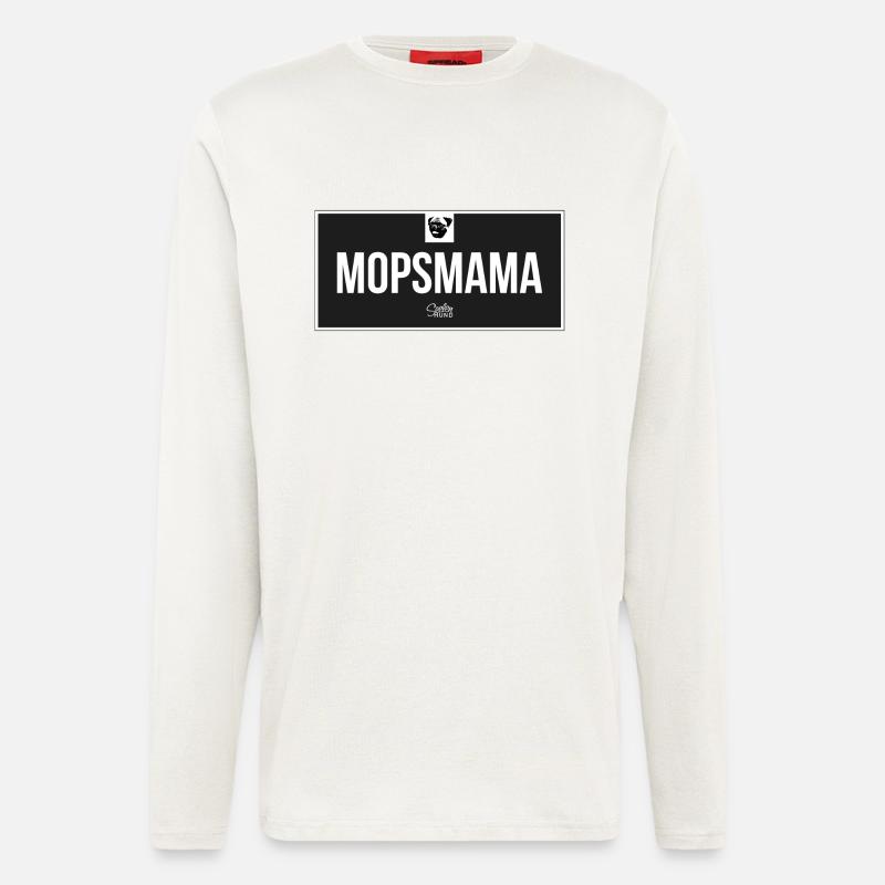 Mopsmama - Langarmshirt - made by SPREAD  - OFF WHITE