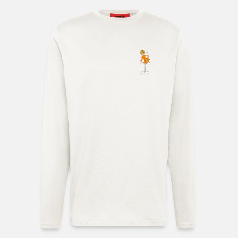 Spritz Glas - Langarmshirt - made by SPREAD  - OFF WHITE