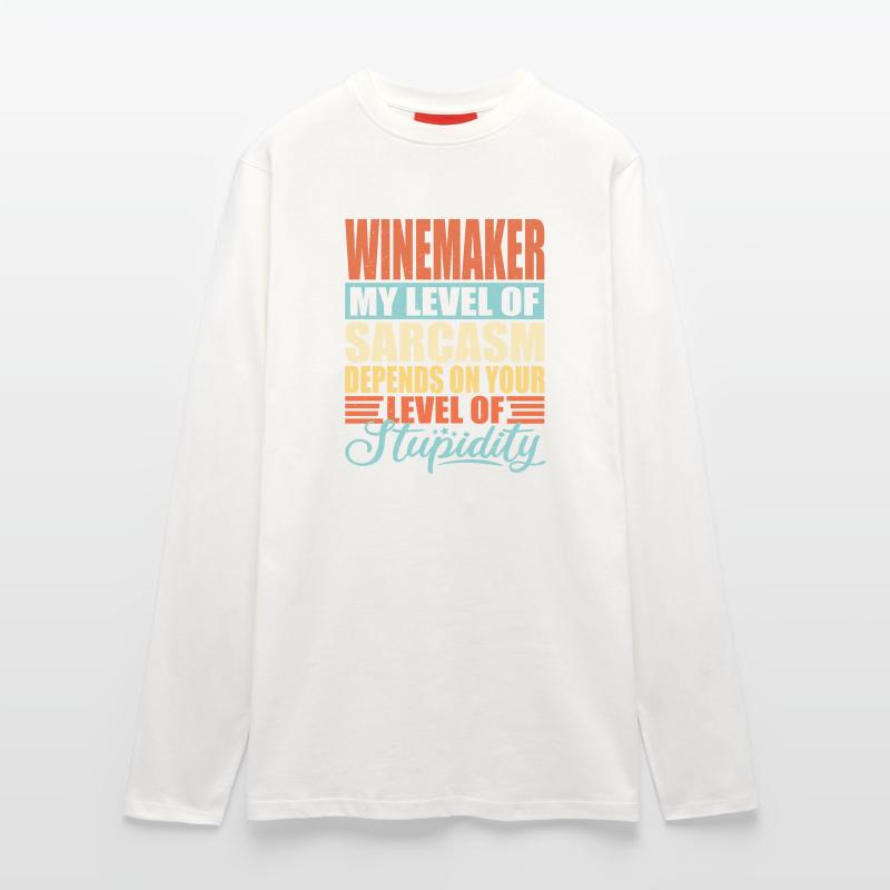 Winemaker sarcasm Funny winemaker Longsleeve - made by SPREAD 