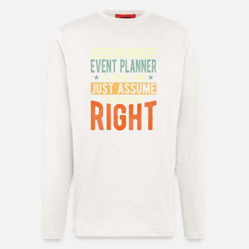 Eventplaner - Langarmshirt - made by SPREAD  - OFF WHITE