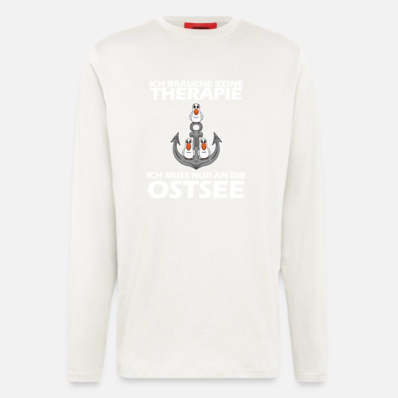 Ostsee Geschenk - Langarmshirt - made by SPREAD  - OFF WHITE