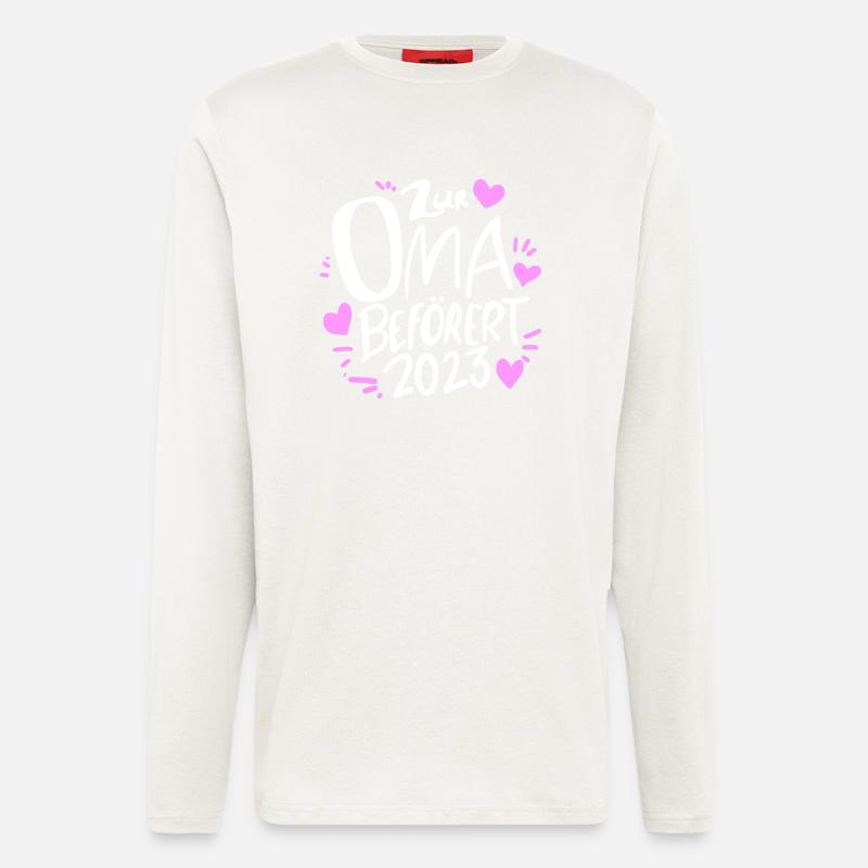 Oma 2023 - Werdende Oma - Langarmshirt - made by SPREAD - OFF WHITE