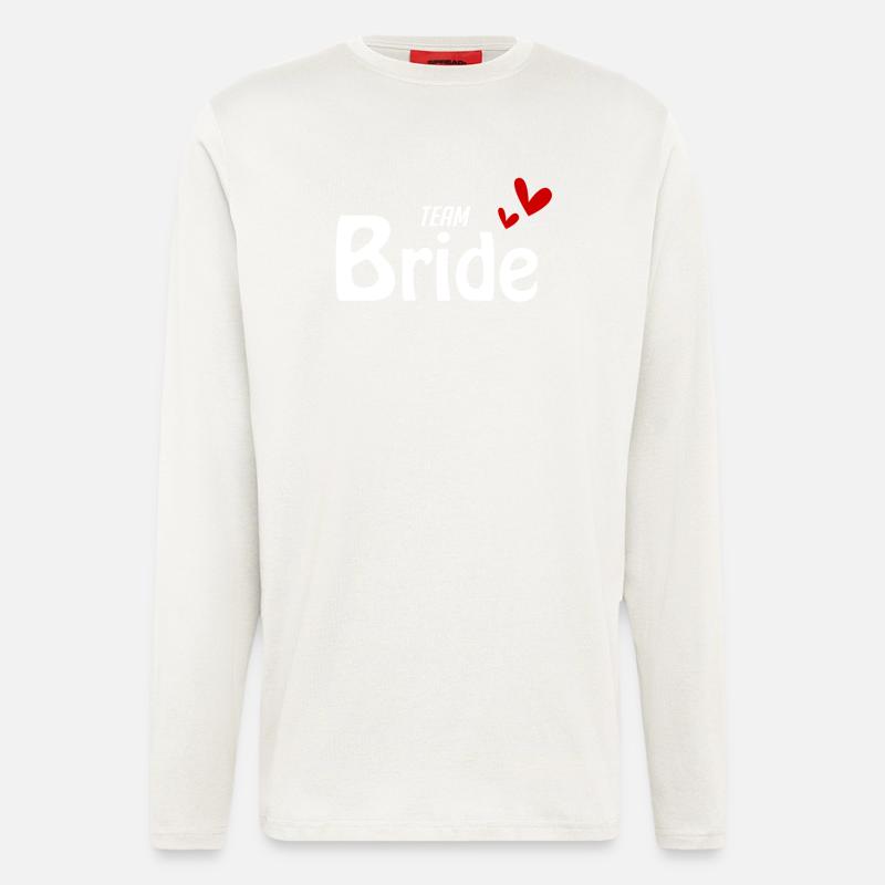 Team Bride - Langarmshirt - made by SPREAD  - OFF WHITE