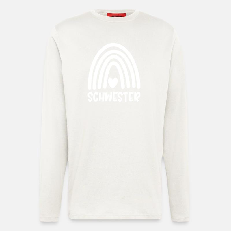 Schwester - Langarmshirt - made by SPREAD - OFF WHITE