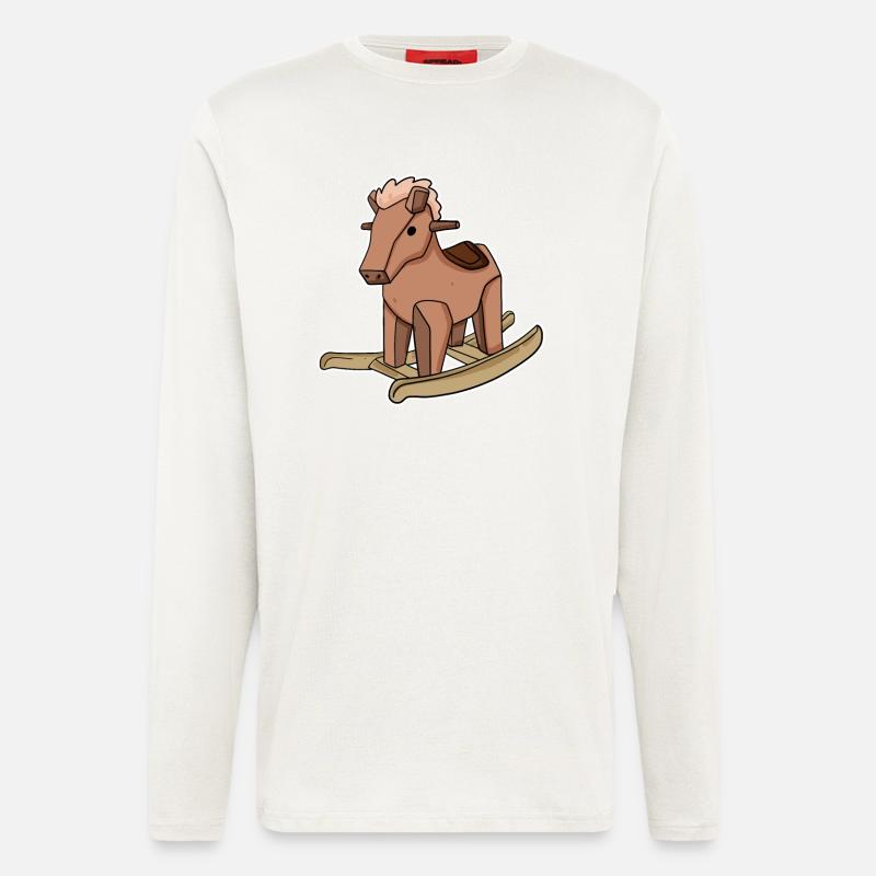 Pferd - Langarmshirt - made by SPREAD  - OFF WHITE
