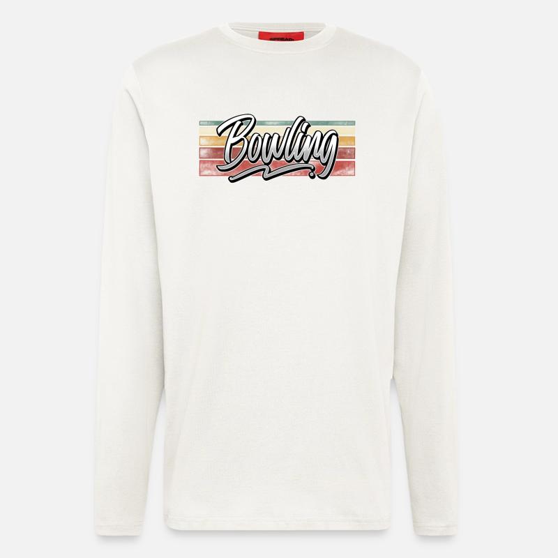 Bowling - Langarmshirt - made by SPREAD  - OFF WHITE