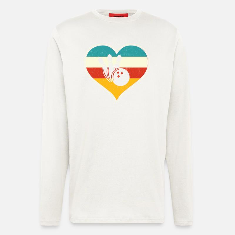 Bowling - Langarmshirt - made by SPREAD  - OFF WHITE
