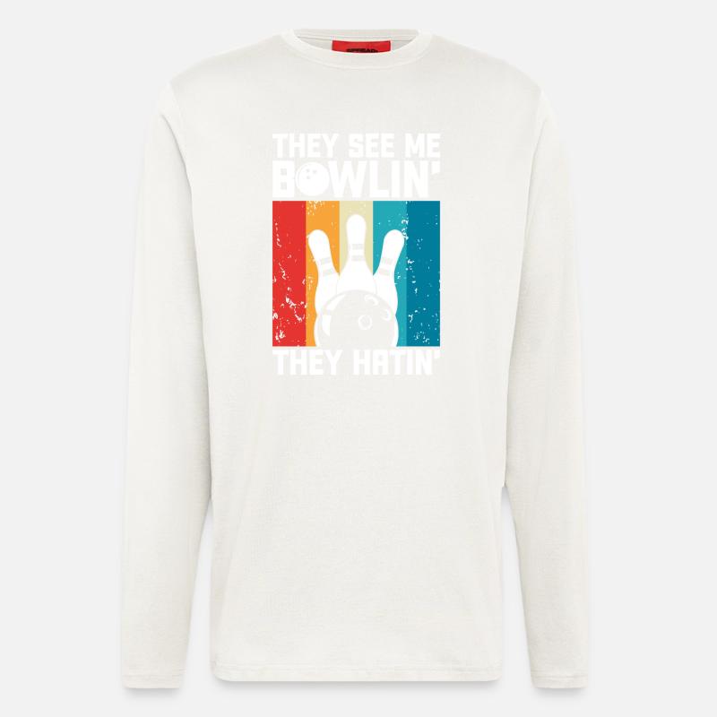Bowling - Langarmshirt - made by SPREAD  - OFF WHITE