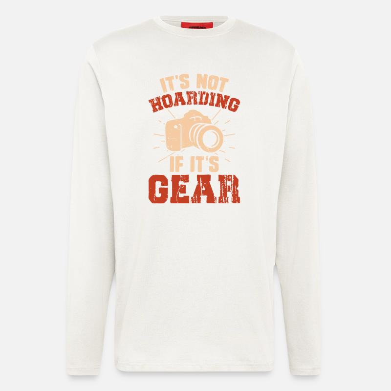 Fotograf - Langarmshirt - made by SPREAD  - OFF WHITE