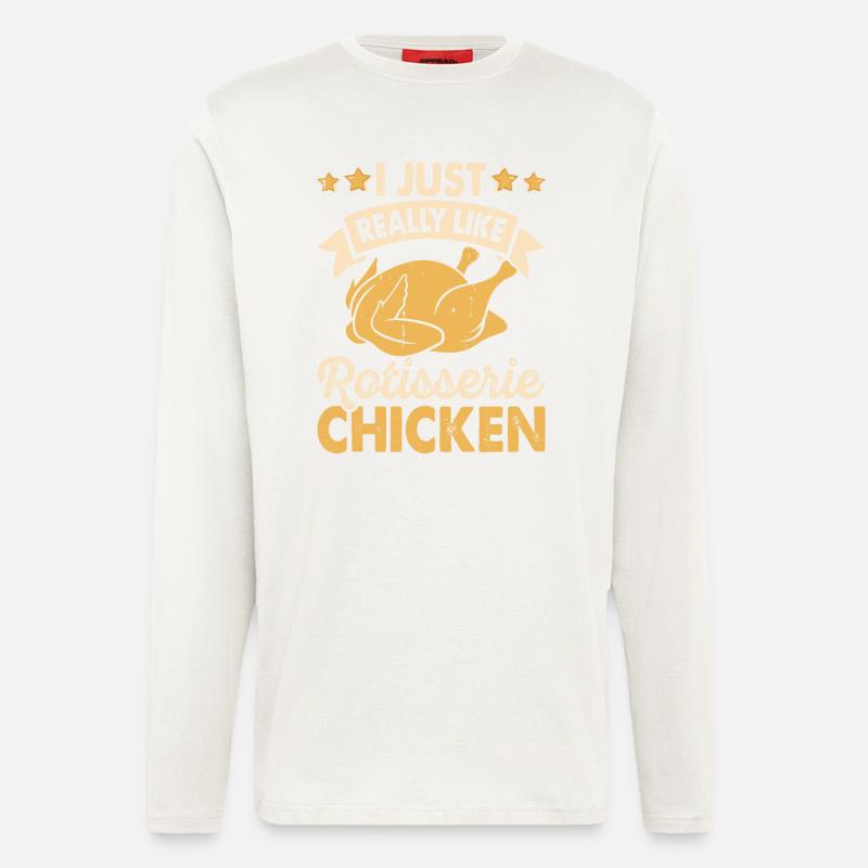 Chickens Chicken - Longsleeve - made by SPREAD  - OFF WHITE