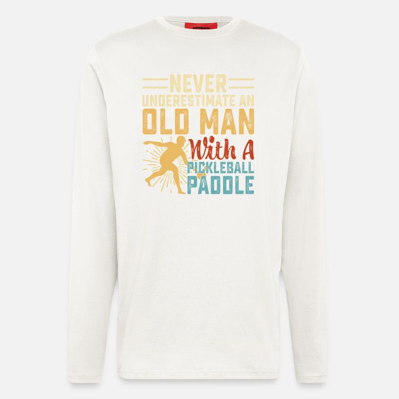 Pickleball - Langarmshirt - made by SPREAD  - OFF WHITE