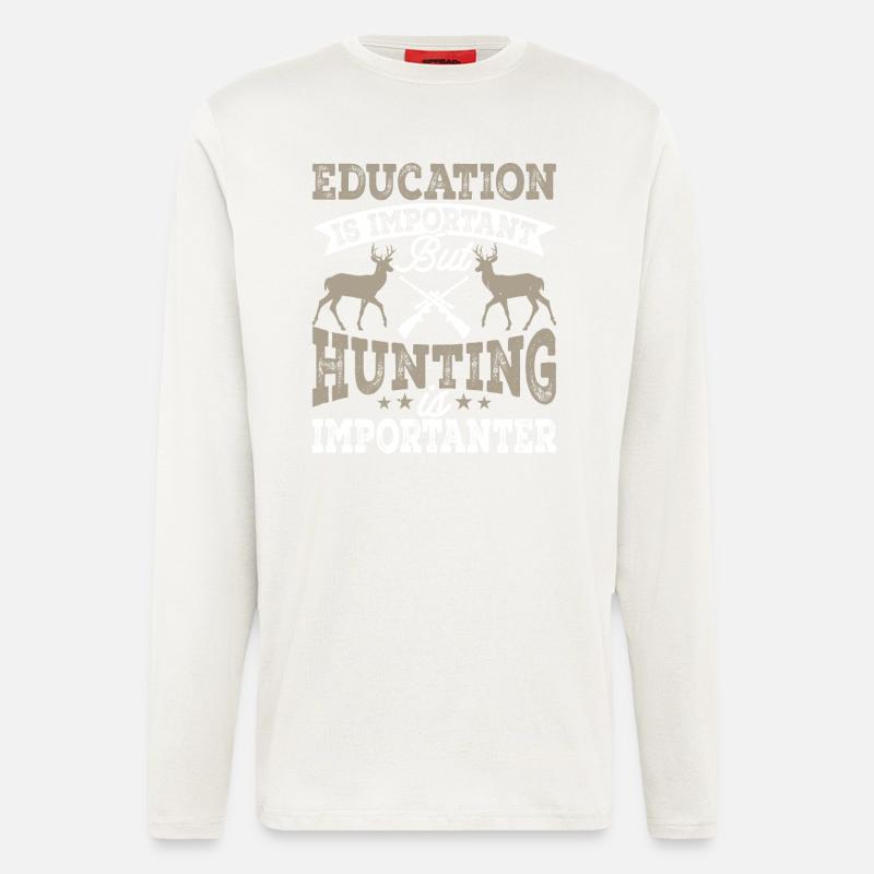Jäger Jagen - Langarmshirt - made by SPREAD  - OFF WHITE
