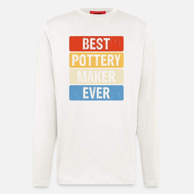 Pottery Pottery Pottery - Longsleeve - made by SPREAD  - OFF WHITE