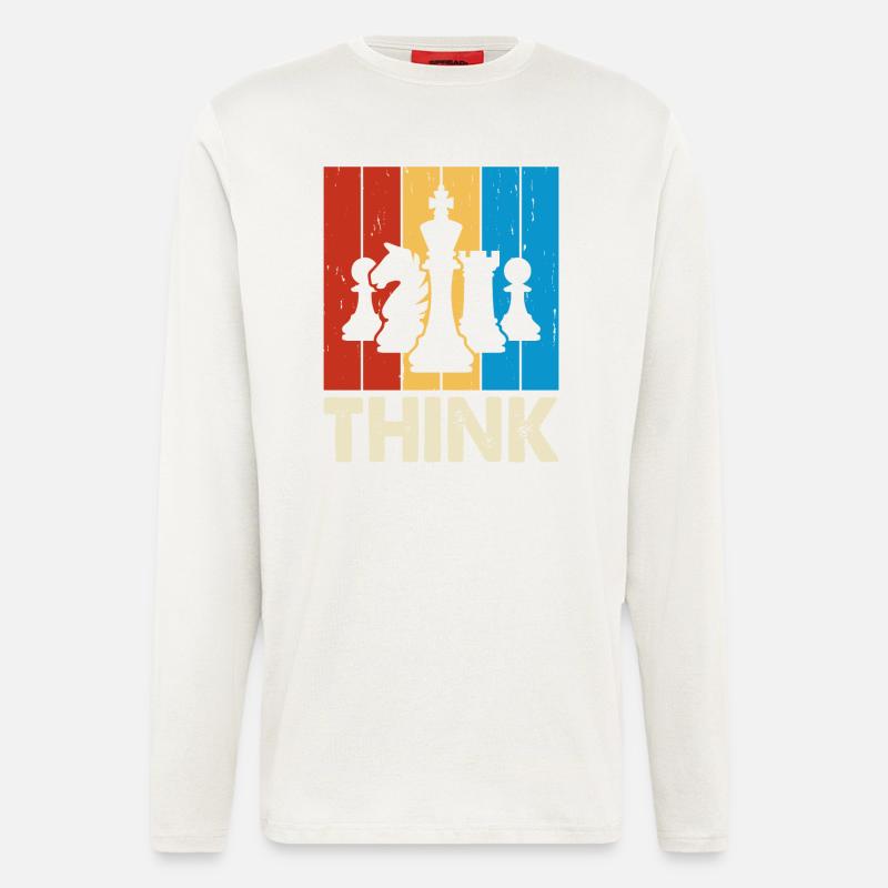 Schach - Langarmshirt - made by SPREAD  - OFF WHITE