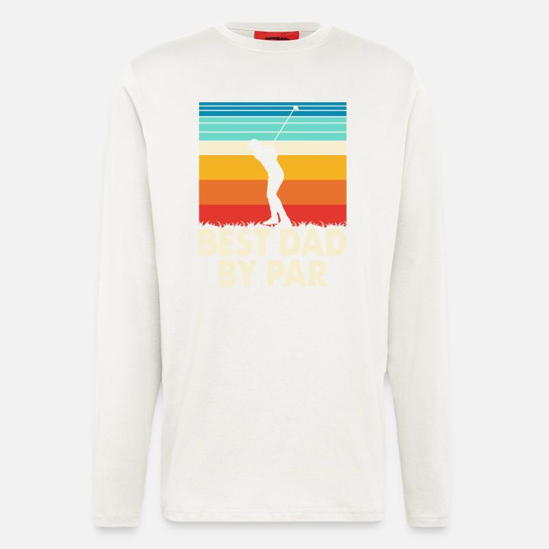 Golf Daddy Father - Longsleeve - made by SPREAD  - OFF WHITE