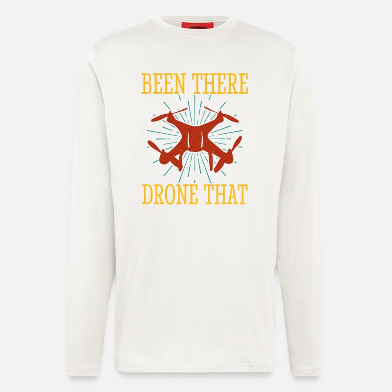Drohne - Langarmshirt - made by SPREAD  - OFF WHITE