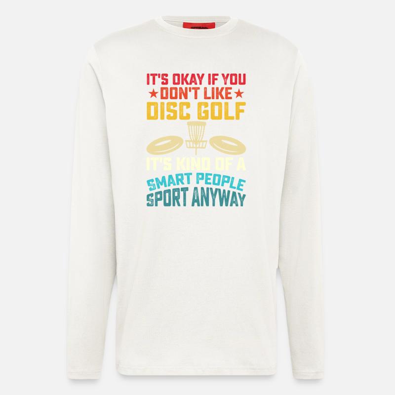 Discgolf Disc Golf - Langarmshirt - made by SPREAD  - OFF WHITE