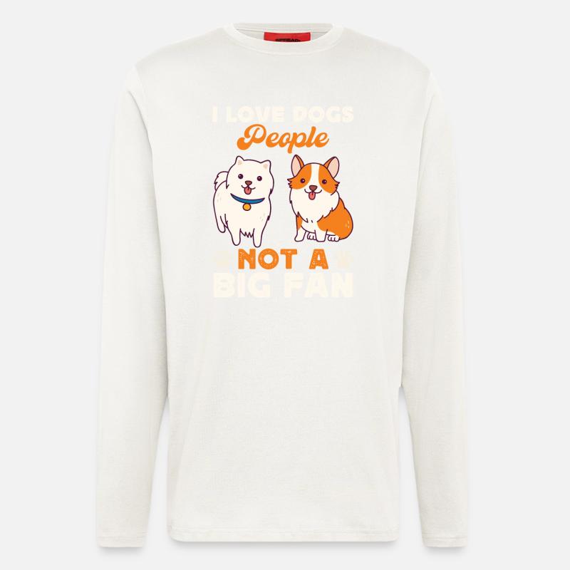 Hunde Hund - Langarmshirt - made by SPREAD  - OFF WHITE