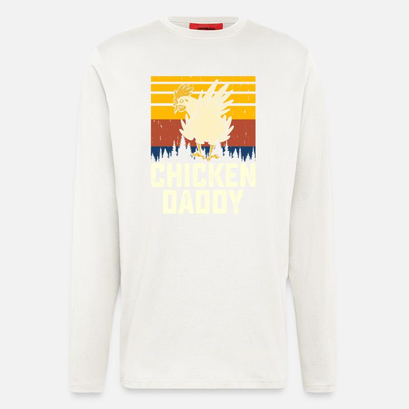 Chickens Daddy - Longsleeve - made by SPREAD  - OFF WHITE