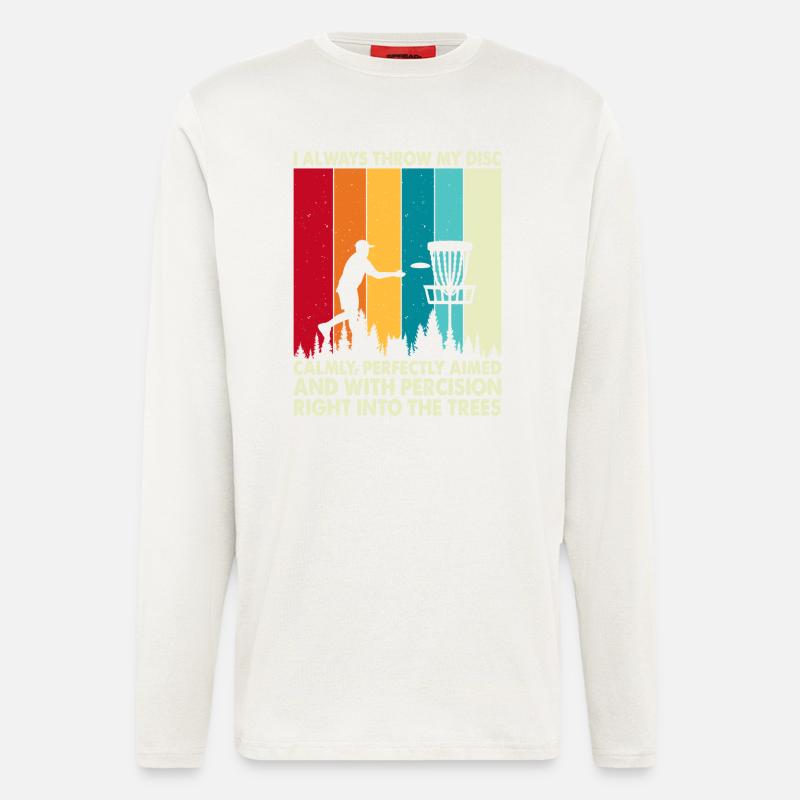 Discgolf Disc Golf - Longsleeve - made by SPREAD  - OFF WHITE