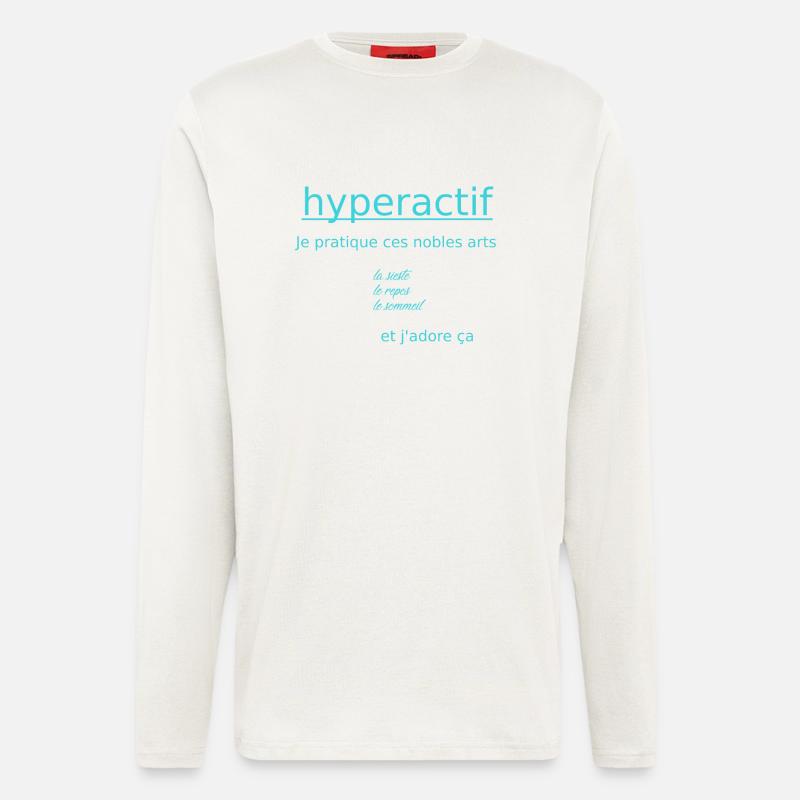 hyperactive - Longsleeve - made by SPREAD  - OFF WHITE