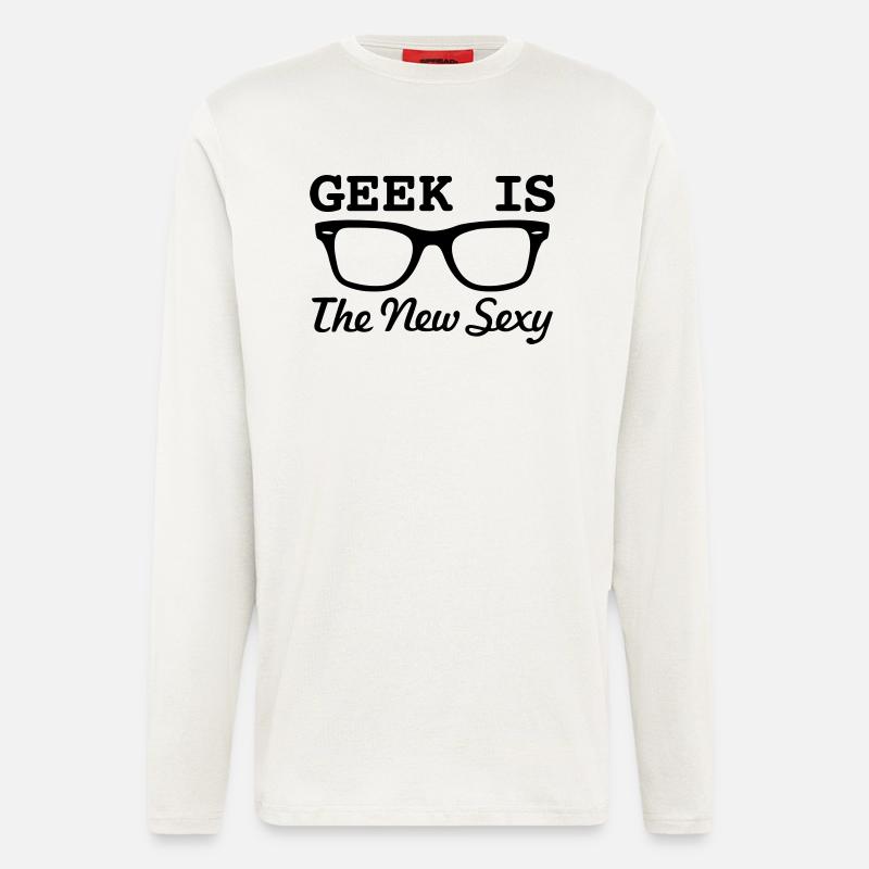 GEEKS SIND SEXY! - Langarmshirt - made by SPREAD  - OFF WHITE