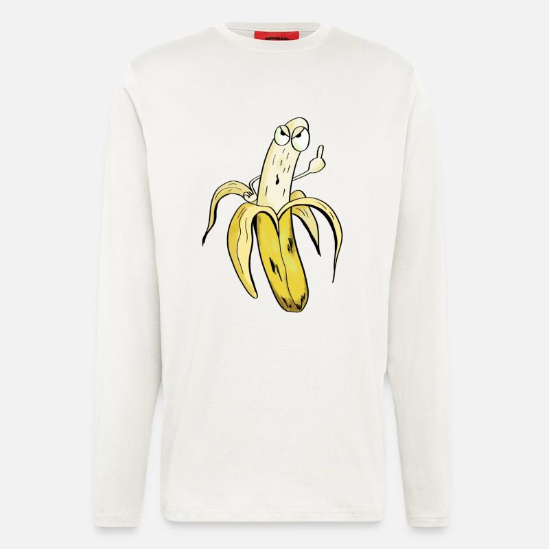 All banana - fruit comic - Longsleeve - made by SPREAD  - OFF WHITE