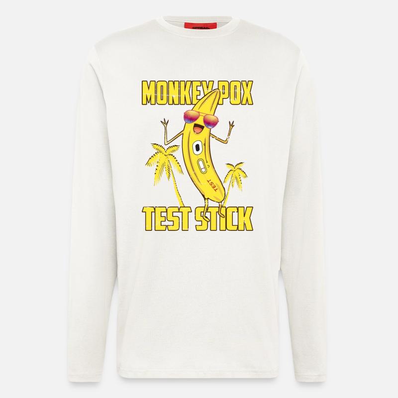 Monkey pox test sticks - Longsleeve - made by SPREAD - OFF WHITE
