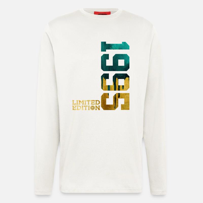 31E ANNIVERSAIRE ÉDITION LIMITÉE 1995 - Manches longues bio décontracté fabriqué en UE - OFF WHITE