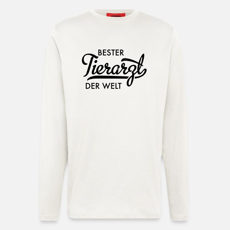 tierarzt - Langarmshirt - made by SPREAD  - OFF WHITE