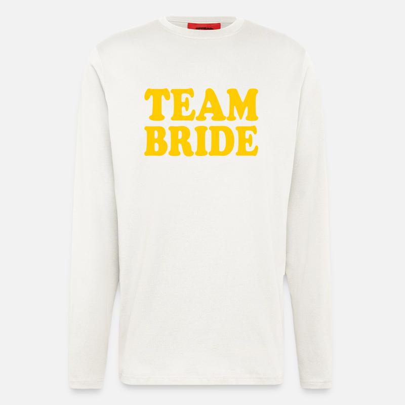 Team bride - Langarmshirt - made by SPREAD  - OFF WHITE