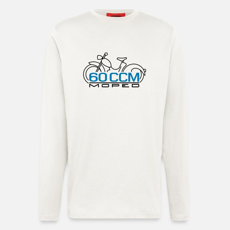 Moped SR2 60 ccm Emblem - Langarmshirt - made by SPREAD  - OFF WHITE