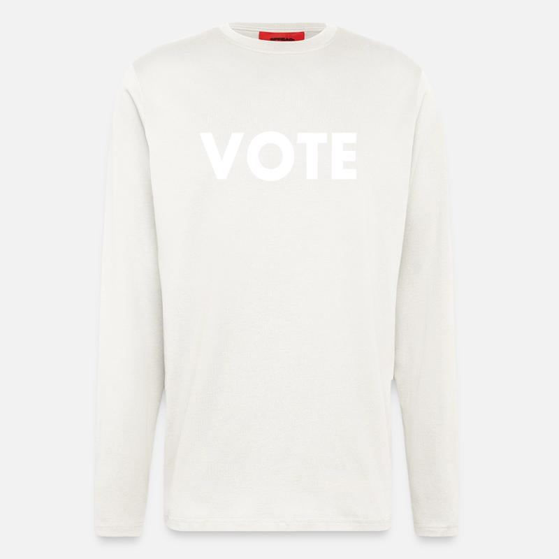 Vote - Langarmshirt - made by SPREAD  - OFF WHITE