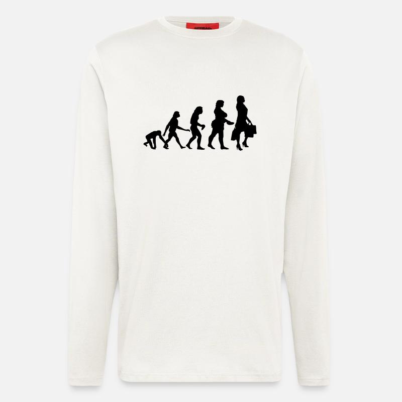 SHOPPING QUEEN EVOLUTION - Longsleeve - made by SPREAD  - OFF WHITE