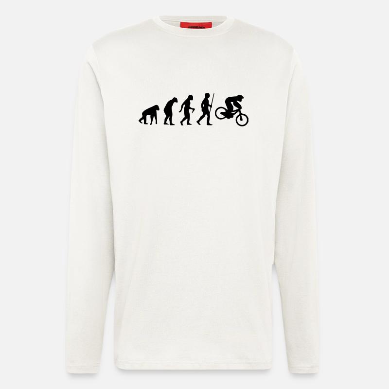 MOTORCROSS EVOLUTION - Longsleeve - made by SPREAD  - OFF WHITE