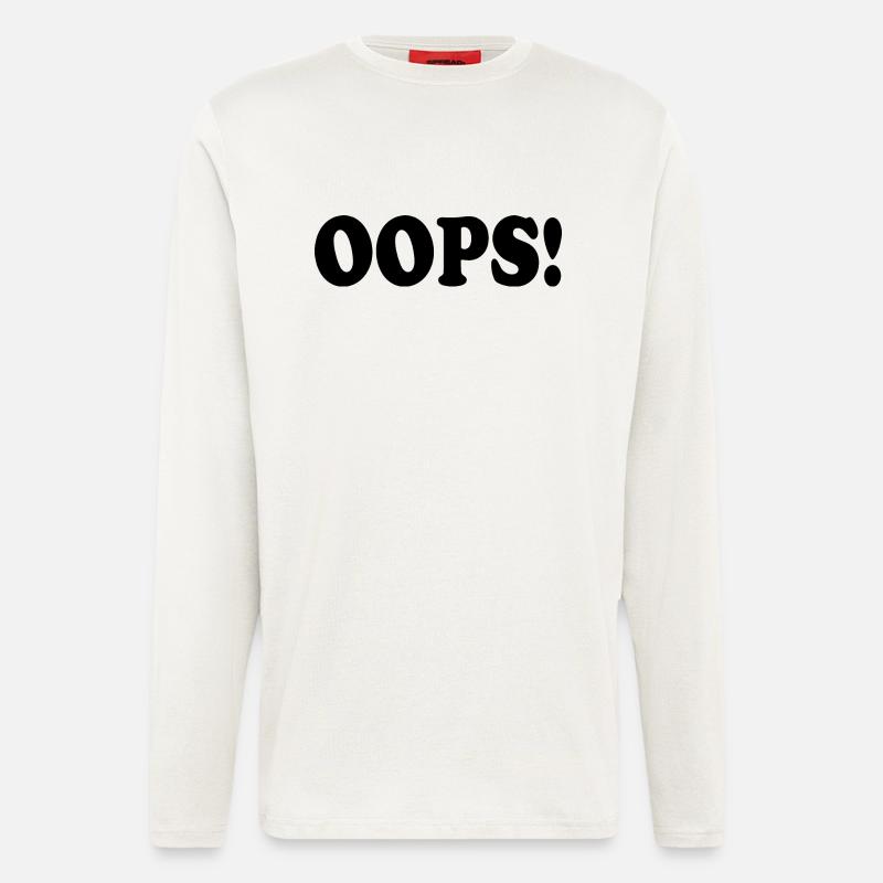 Oops - Longsleeve - made by SPREAD  - OFF WHITE