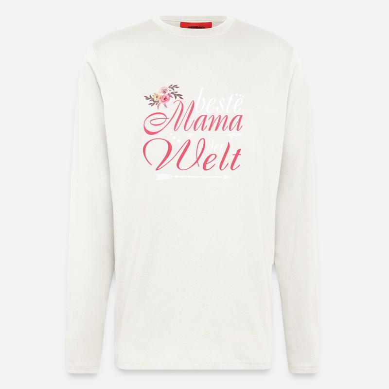 Beste Mama der Welt - Langarmshirt - made by SPREAD  - OFF WHITE