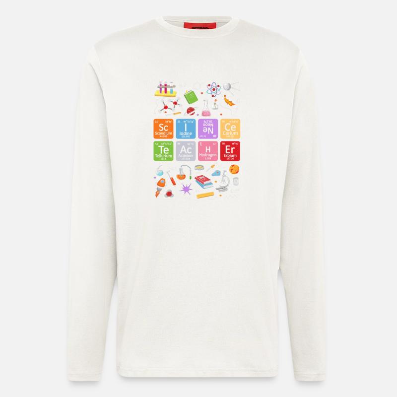 Geschenke Physiklehrer - Langarmshirt - made by SPREAD - OFF WHITE