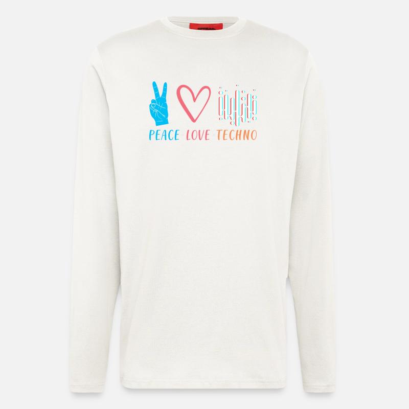 Techno - Longsleeve - made by SPREAD  - OFF WHITE