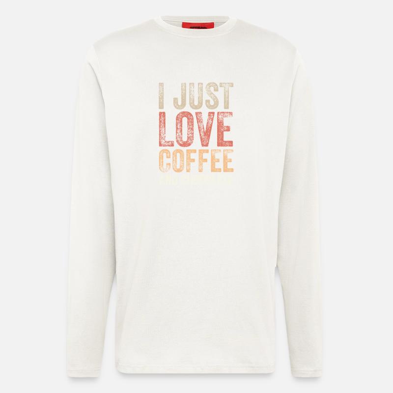Schoko und Kaffee - Langarmshirt - made by SPREAD - OFF WHITE